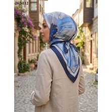 Moon Scarf Desenli Bambu Pamuk Eşarp 262-112