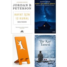 Pegasus Hayat Için 12 Kural - Jordan B. Peterson + Kuzey Işıklarının Şarkısı + Telefon Tutucu + Bir Kar Tanesi