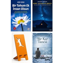 Az Kitap Bir Tohum Ek Insan Olsun - Adem Duran + Kuzey Işıklarının Şarkısı + Telefon Tutucu + Bir Kar Tanesi