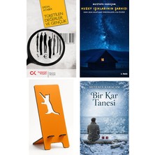 Cumhuriyet Kitapları Tüketilen Değerler ve Gençlik - Erdal Atabek + Kuzey Işıklarının Şarkısı + Telefon Tutucu + Bir Kar Tanesi