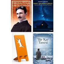 Güney Kitap Nikola Tesla Gibi Düşünmek - Nikola Tesla + Kuzey Işıklarının Şarkısı + Telefon Tutucu + Bir Kar Tanesi