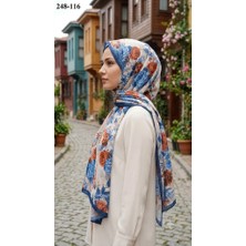 Sharell Fransız Ipeği Şal (Koyu Indigo) 248-116
