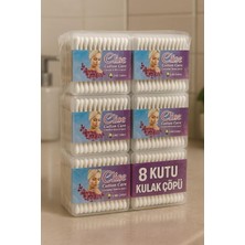 Nistabolje 8 Kutu Kulak Çöpü Pamuklu Kulak Temizleme Çubuğu