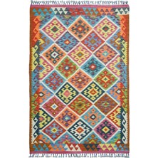 Kilim Co. Yünden El Dokuma Afgan Kilim 100X150 cm (1.5 M²)