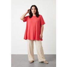 Stil Diva Fitilli Kumaş Eteği Bollaşan T-Shirt