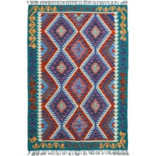 Kilim Co. Yünden El Dokuma Afgan Kilim 105X150 cm (1.58 M²)
