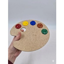 Mu Art Ahşap Ahşap Resim Paleti Küçük Boy 20 cm No1