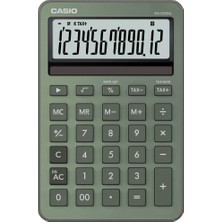 Belirtilmemiş Casio Ms-200Dq-Gn 12 Hane Puslu Yeşil Üstü Hesap Makinesi