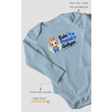 Morivo Kids Evin Prensi Geliyor! Uzun Kollu Çıtçıtlı Bebek Body
