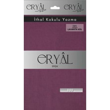 Eryal İpek Yazma Eryal Ipek Düz Renk Poşetli Oyalık Yazma 085 Lavanta Kül