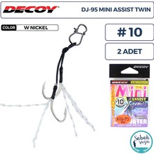 Decoy Dj-95 Mini Tüylü Çiftli Asist Iğnesi #10 (2 Adet)