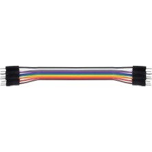 Raspberry Pi Dupont Jumper Kablo 10 Pin Erkek-Erkek 30 cm — 10'lu Set