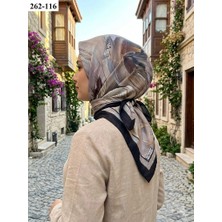Moon Scarf Desenli Bambu Pamuk Eşarp 262-116