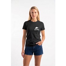 Unisex Regular Fit %100 Pamuk Bisiklet Yaka Premium Baskı Tişört