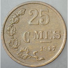 Banknoting Lüksemburg 25 Centımes 1947.