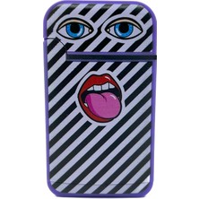 Zengaz Cool Tasarım Jet Alev Çakmak - Happy Mouth