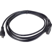 Keepro Mikro USB Uzatma Kablosu Mikro B Dişi - Mikro B Erkek Veri Kablosu 1.5m