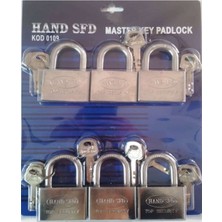 Hand Sfd Master Asma Kilit 6 Lı Set