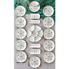 Hooly Home Serenat Model 12 Kişilik 23 Parça Modern Kahvaltı/brunch Takımı