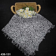 Firuze Eşarp Firuze Desenli Sökme Boncuklu Eşarp 436-131