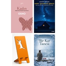 Ganj Kitap Kadın-Dişiliğin Manevi Gücüyle Temasa Geçmek - Osho + Kuzey Işıklarının Şarkısı + Telefon Tutucu + Bir Kar Tanesi