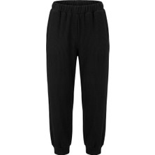 Stil Diva Beli Paçası Lastikli Fitilli Kumaş Esnek Kumaş Jogger Pantolon