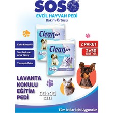 Empressco 2'li Paket Cleanped Kedi Köpek Çiş Pedleri 60X90 Cm, 60 Adet