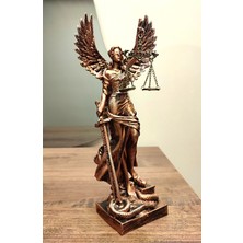 Antioch Art and Design Dekoratif Adalet Biblo Adalet Tanrıçası Nemesis /themis Biblo Dekoratif Hediyelik Heykel