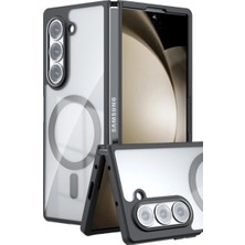 Freedom Storee Samsung Galaxy Z Fold 5 Kılıf Blur Fold Magsafe Kapak - Siyah