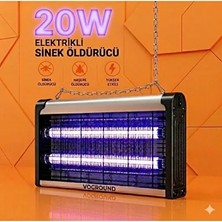 Byanes 20W Elektrikli Sinek Öldürücü Uv Işıklı Sivrisinek ve Uçan Haşere Kovucu Cihaz