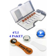 TAN EXPRESS NO:312 Kulaklık Pili 6'lı : 4 Paket (Videolu)