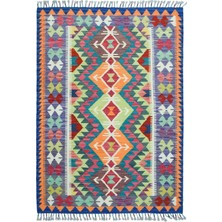 Kilim Co. Yünden El Dokuma Afgan Kilim 100X150 cm (1.5 M²)