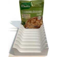 Sepetzone 3D Baskı Dalgalı Poşet Düzenleyici - Mutfak Baharat Çorba Paket Organizeri