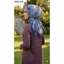 Velscarfs Soft Pamuk Parla Eşarp (Lacivert) 1043-116