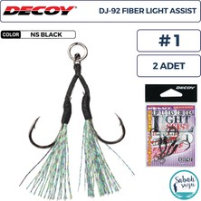 Decoy Dj-92 Fiber Tüylü Çiftli Asist Iğnesi #1 (2 Adet)