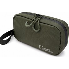 Baginn Erkek El Çantası Paraşüt Kumaş Suya Dayanıklı Portföy Stil El Çantası Traş Kozmetik Çantası 23*14CM
