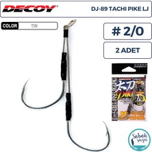 Decoy Dj-89 Tachi Pike Lj Çiftli Jig Asist Iğnesi #2/0 (2 Adet)