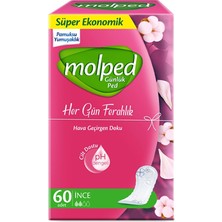 Molped Her Gün Ferahlık Günlük Ped 60'lı