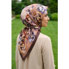 Velscarfs Soft Pamuk Parla Eşarp (Kahve) 222-116