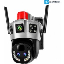 Wifi Solar Kamera 10X Optik Zoom 6mp E-Sim Özelliklli Sirenli 6020