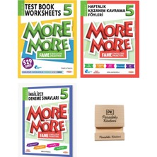 Kurmay 5. Sınıf More And More Test Book Kkf ve Ingilizce Deneme Sınavları 3lü Set + Telefon Standı