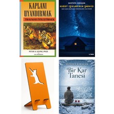 Butik Kaplanı Uyandırmak - Peter A. Levine + Kuzey Işıklarının Şarkısı + Telefon Tutucu + Bir Kar Tanesi