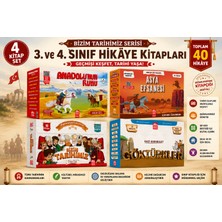 Model Çocuk Bizim Tarihimiz Sınıf Kitaplığı Seti | 3. ve 4. Sınıf | 4 Kitap | 40 Hikâye | Eğitici Tarih Serisi