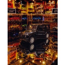 Oyuncak Sahili Mercedes Benz G500 V8 Kasa Model Jip 11.5cm Dıecast Koleksiyon Orjnal Metal Araba Kapıları Açılır Black G65 Model