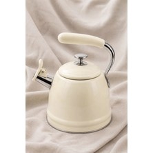 Bereketli Store Acar Tea Time Bej  3l Düdüklü Su Isıtıcı | Paslanmaz Çelik Çaydanlık Kettle
