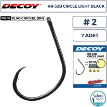Decoy KR-32B Circle Light Delikli Olta Iğnesi Bn #2 (7 Adet)