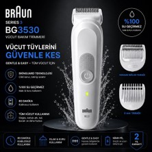 Braun Vücut Tıraş Makinesi Series 3, +3 Aksesuar, Su Geçirmez, BG3530