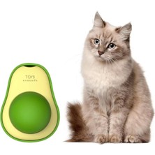 Hoala Hoala Avakado Şekilli Kedi Nanesi Otu, Dönebilen Kedi Nanesi Topu, Yapışkanlı Catnip