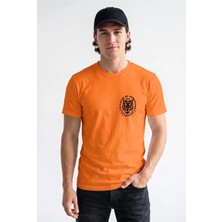 Unisex Regular Fit %100 Pamuk Bisiklet Yaka Premium Baskı Tişört