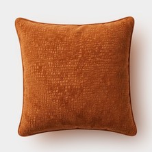 Lidoma Home "grid" Dokulu Kırlent Kılıfı 45X45 - Kiremit